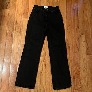 Black Abercrombie 90’s Straight-Leg Jeans